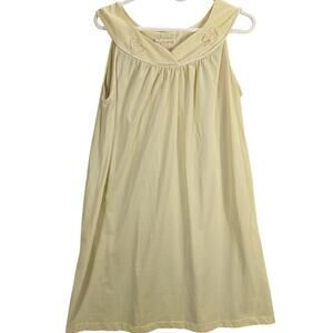 Vintage Night Gown Womens Medium Aristocraft Sleeveless Nylon Made in USA Union